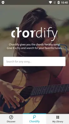 Chordify android App screenshot 1